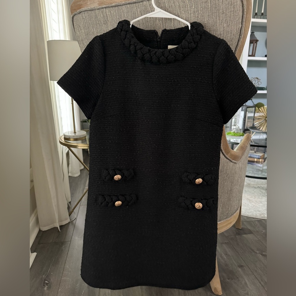 Tuckernuck | Black Tweed Jackie Dress